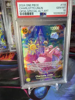 One Piece Charlotte Linlin (SP) OP03-114 Wings of the Captain Foil - PSA 10 - Image 3