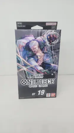 One Piece Tcg Black Smoker Starter Deck (ST-19) Brand New Sealed With PRB01 Pack - Image 1