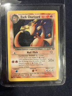🔥Dark Charizard 4/82 Team Rocket Holo Unlimited - Pokemon TCG Lp Single Card - Image 1