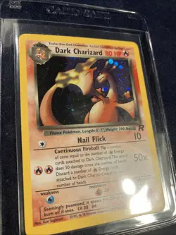 🔥Dark Charizard 4/82 Team Rocket Holo Unlimited - Pokemon TCG Lp Single Card - Image 2
