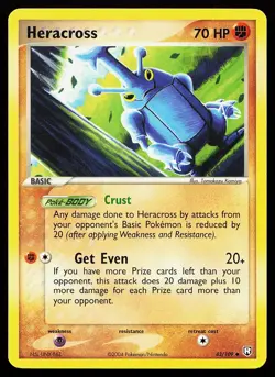 Heracross 43/109 Uncommon Team Rocket Returns Pokemon Card - Image 1