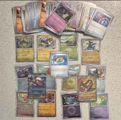 Pokemon Ascended Heroes Card Lot, Card Sleeves, Dice, Poke Pad, & 75 card+ Halos - Image 1