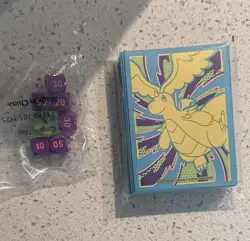 Pokemon Ascended Heroes Card Lot, Card Sleeves, Dice, Poke Pad, & 75 card+ Halos - Image 2