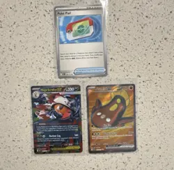 Pokemon Ascended Heroes Card Lot, Card Sleeves, Dice, Poke Pad, & 75 card+ Halos - Image 3