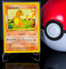 Charmander 1st Edition Shadowless 46/102 Base Set Pokemon Card NEAR MINT - Image 1