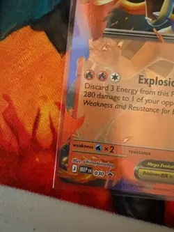 Mega Charizard Y ex - Promo ME: Mega Evolution Promo 030 NM w/ Code Card - Image 3