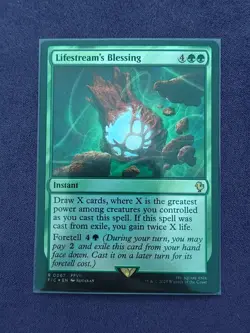 Lifestream's Blessing (Surge Foil) #67 (NM) Final Fantasy FIC Magic MTG - Image 1