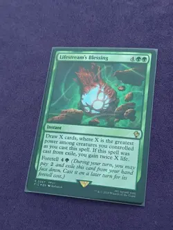 Lifestream's Blessing (Surge Foil) #67 (NM) Final Fantasy FIC Magic MTG - Image 2