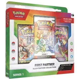 Pokemon TCG: First Partner Illustration Collection Box - Series 1 ✅FREE SHIPPING - Image 1