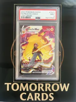 Pokemon Pikachu Vmax Lost Origin TG17 PSA 9 Mint Englisch 2022 alternativ - Image 1