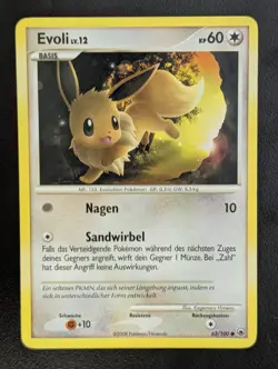 Pokemon Karte Deutsch - Evoli 63/100 Majestatischer Morgen EX - Image 1