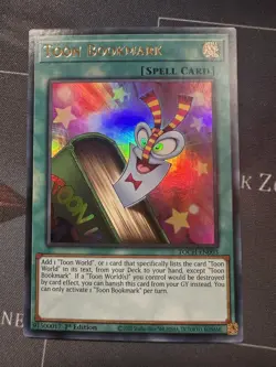 Toon Bookmark TOCH-EN003 Ultra Rare 1st Edition NM Yugioh - Image 1