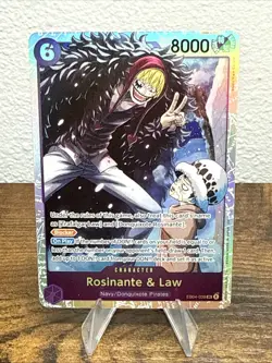 Rosinante & Law | EB04-038 | One Piece | The Azure Sea's Seven | Foil - Image 1