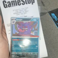 Pokemon Gengar Promo Stamped Holo Card GameStop Exclusive 050/088 2022 - Image 1