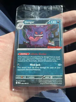 Pokemon Gengar GameStop Promo Card 050 Reverse Holo TCG Perfect Order FAST SHIP - Image 1