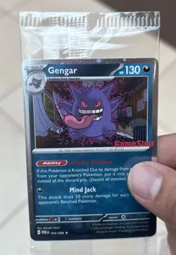 Pokemon Gengar Promo Stamped Holo Card GameStop Exclusive 050/088 2022 - Image 1