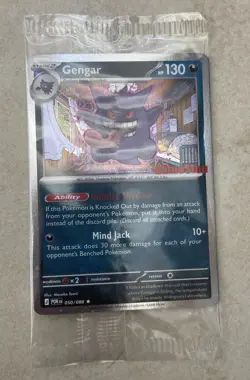 Gengar 050/088 Sealed GameStop Stamped Promo + TCG Pocket Code Card - Image 1