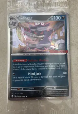 Gengar 050/088 Sealed GameStop Stamped Promo + TCG Pocket Code Card - Image 2