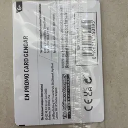 Gengar 050/088 Sealed GameStop Stamped Promo + TCG Pocket Code Card - Image 4