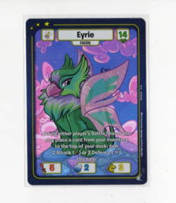 Neopets TCG Card Foil - Faerie Eyrie 2024 Upper Deck Battledome - Image 1