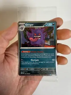 Pokemon Gengar GameStop Promo Card 050/088 Reverse Holo Pokemon - Sealed - Image 2