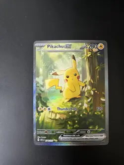 Pokemon Pikachu EX ASC EN 276/217 200 HP Basic Holo Electric Card 2026 - Image 1
