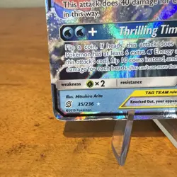 Slowpoke & Psyduck GX 35/236 Ultra Rare SM - Unified Minds Pokemon Card MP - Image 5