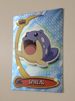 2004 POKEMON Spheal #69 HOLO SILVER FOIL Advanced Challenge CARD NM/MT Topps CCG - Image 3
