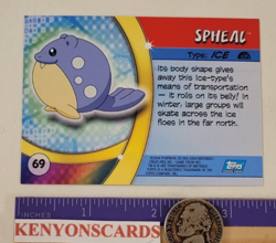 2004 POKEMON Spheal #69 HOLO SILVER FOIL Advanced Challenge CARD NM/MT Topps CCG - Image 5