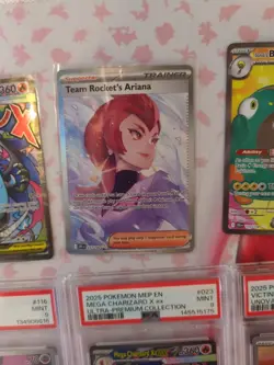 8 Card Pokemon Lot 5 PSA & CGC Slabs - 3 Raw -graded 9 10 Charizard 023 Victini - Image 3