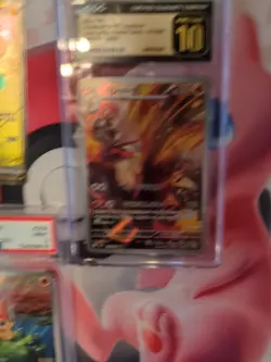 8 Card Pokemon Lot 5 PSA & CGC Slabs - 3 Raw -graded 9 10 Charizard 023 Victini - Image 5