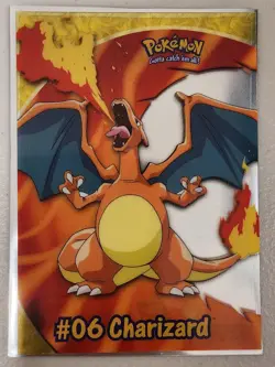 Charizard #6 And Bulbasaur #1 Clear Pokemon Cards PC3/2 2000 Topps TV Animation - Image 1