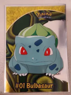 Charizard #6 And Bulbasaur #1 Clear Pokemon Cards PC3/2 2000 Topps TV Animation - Image 3