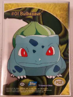 Charizard #6 And Bulbasaur #1 Clear Pokemon Cards PC3/2 2000 Topps TV Animation - Image 4