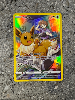 Pokemon TCG Cards Eevee TG11/TG30 Brilliant Stars Full Art Trainer Gallery NM-M - Image 1