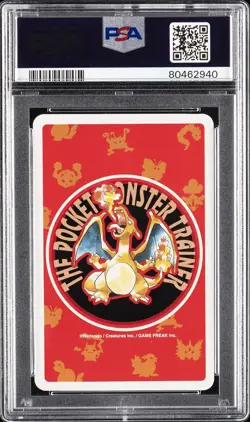 1996 POKEMON RED VERSION PLAYING CARDS 7 OF DIAMONDS #113 CHANSEY PSA 10 - Image 2