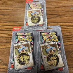 3x Pokemon TCG Ascended Hero’s 2-Pack Blister Card Larry’s Komala Promo NEW - Image 1
