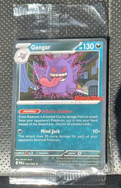 Pokemon Gengar GameStop Promo Card 050/088 English TCG Stage 2 Mind Jack 130 HP - Image 1