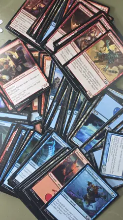 Magic The Gathering MTG Bulk Card Lot Mixed Colors Commons/Uncommons ~100+ Cards - Image 1