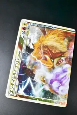 Entei & Raikou Legend 063 064/080 Reviving Legends 2010 1st Edition Pokemon Card - Image 3
