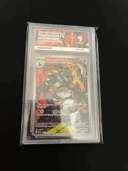 Team Rocket’s Houndoom 191/182 ACE 9 MINT Pokemon Cards Illustration Rare - Image 1