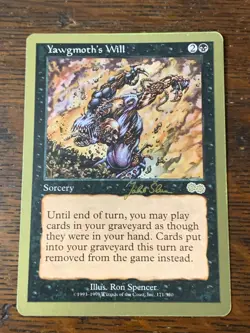 MtG - Yawgmoth's Will - 1999 Jakub Slemr - World Championship Deck - Sorcery - Image 1