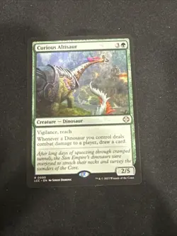 Curious Altisaur Commander: the Lost Caverns of Ixalan Regular - Image 1