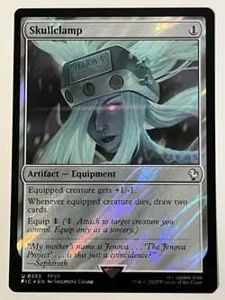 Skullclamp Surge Foil Final Fantasy Foil MTG 0355 NM - Image 1