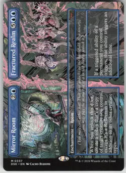 MTG Mirror Room // Fractured Realm (Borderless) M Duskmourn: House of Horror 337 - Image 1