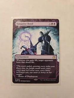 Sanguine Bond - Wilds of Eldraine: Enchanting Tales - LP - Rare - Enchantment - Image 1