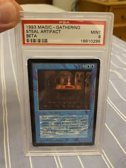 Mtg Beta PSA 9 Steal Artifact | Magic the gathering | MINT | - Image 1