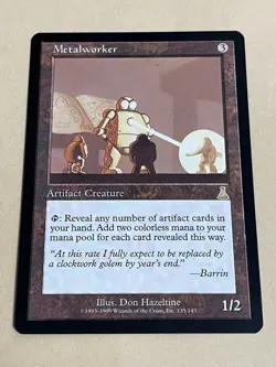 MTG Metalworker English *NM/LP* 135/143 Non Foil Rare Urza's Legacy - Image 1