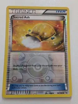 Pokemon Sacred Ash 96/106 Flashfire Reverse Holo Trainer Item Uncommon English - Image 1