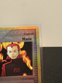 Maxie 73/95 EX Team Magma Vs Team Aqua Reverse Holo Pokemon - Image 3